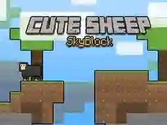 თამაში პატარა ცხვარი Skyblock ონლაინ