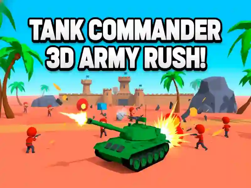თამაში ტანკის მეთაური 3D Army Rush! ონლაინ