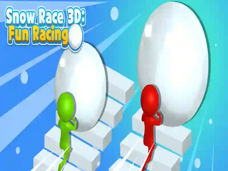 თამაში Snow Race 3D Fun Racing ონლაინ