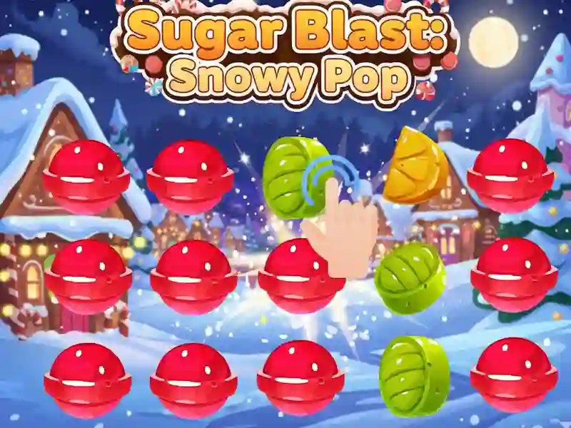 თამაში Sugar Blast: Snowy Pop ონლაინ