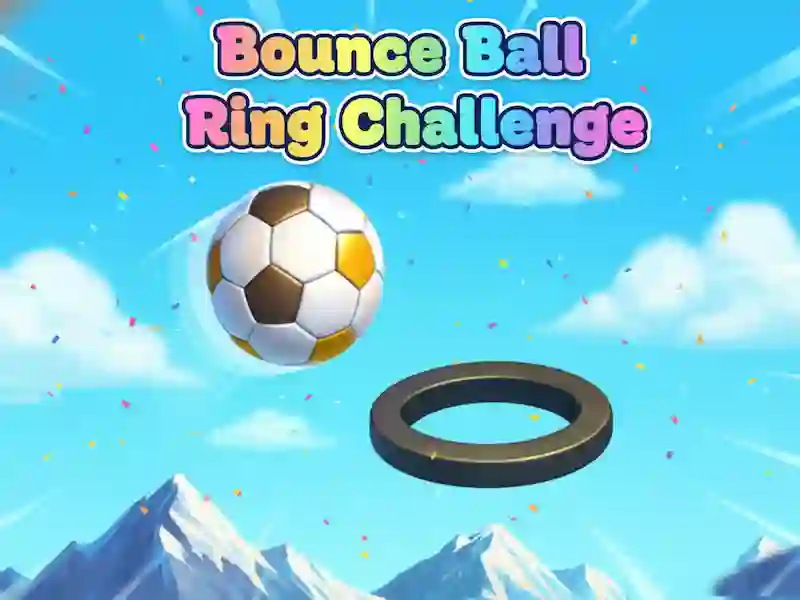 თამაში Bounce Ball Ring გამოწვევა ონლაინ