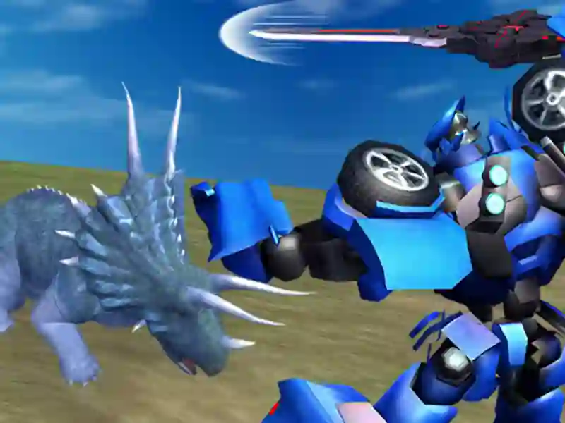 თამაში Jurassic Dinosaur Mech Battle ონლაინ