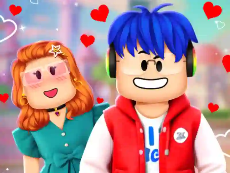 თამაში Roblox Couple Dress Up ონლაინ თამაში Roblox Couple Dress Up ონლაინ