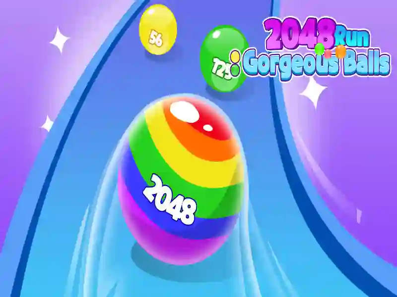 თამაში 2048 გაუშვით ულამაზესი ბურთები ონლაინ