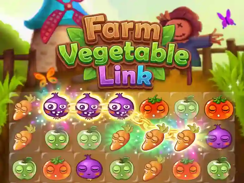 თამაში Farm Vegetable Link ონლაინ