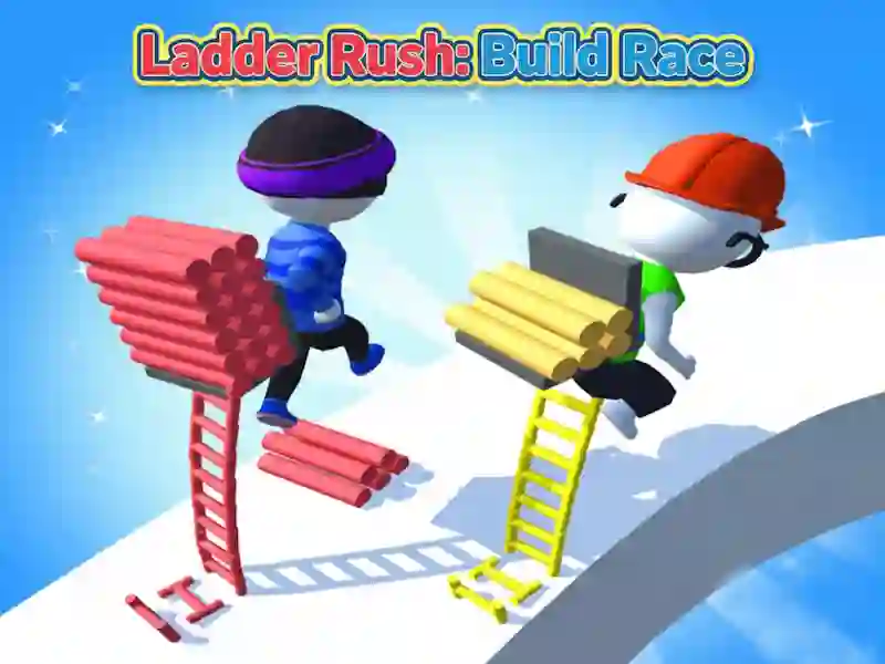 თამაში Ladder Rush: Build Race ონლაინ