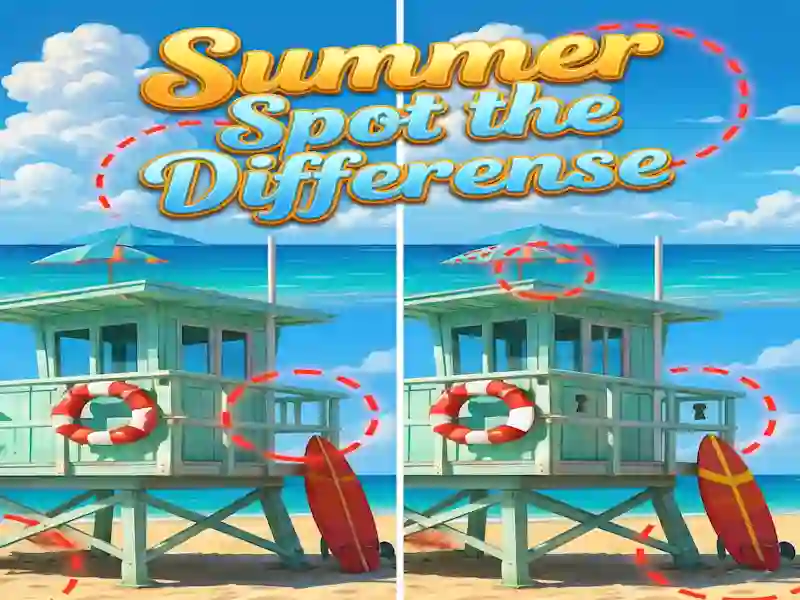 თამაში Summer Spot the Differense ონლაინ
