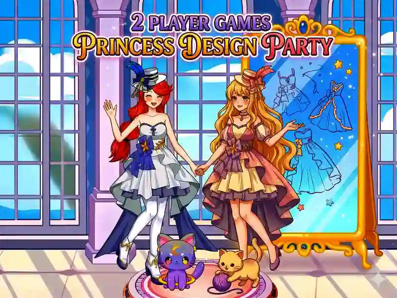 თამაში 2 Player Games Princess Design Party ონლაინ