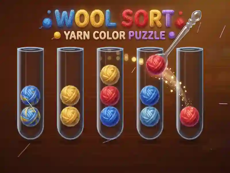თამაში Wool Sort Yarn Color Puzzle ონლაინ