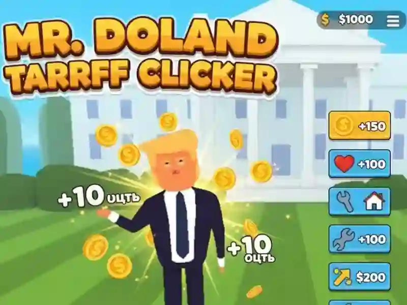 თამაში ბატონი Doland Tariff Clicker ონლაინ
