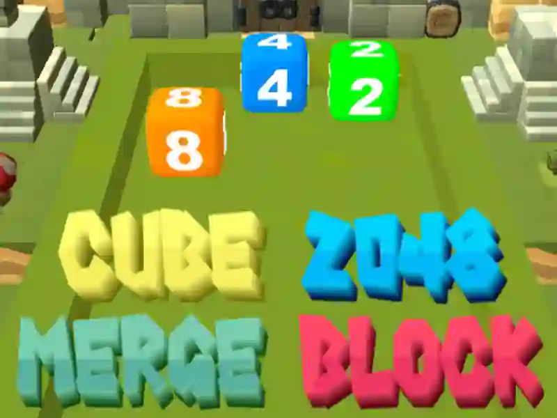 თამაში 2048 Cube Merge ბლოკი ონლაინ
