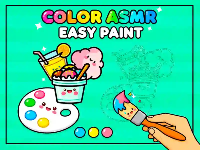 თამაში ფერადი Asmr Easy Paint ონლაინ