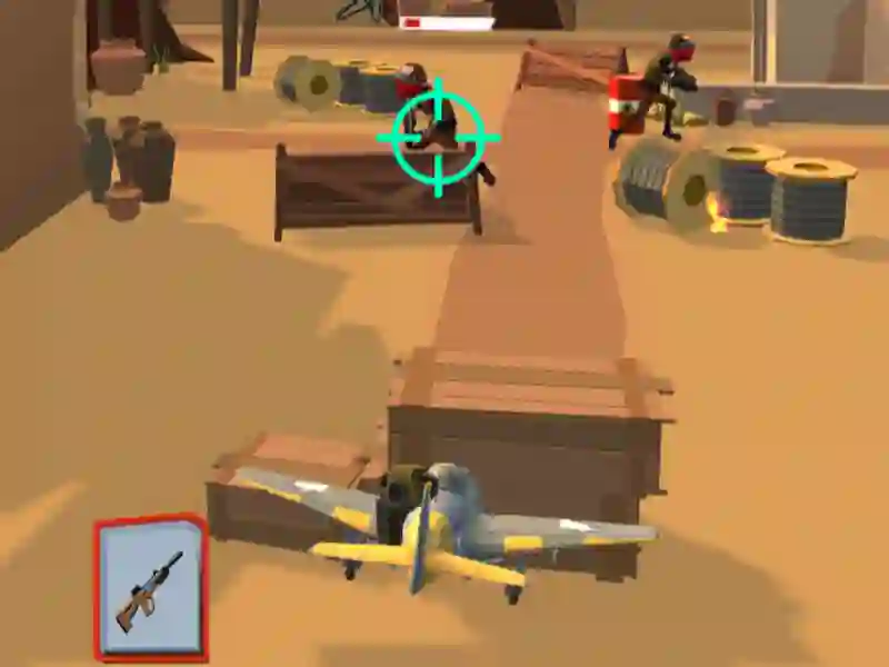 თამაში Bombardino Crocodilo Brainrot Gunner ონლაინ