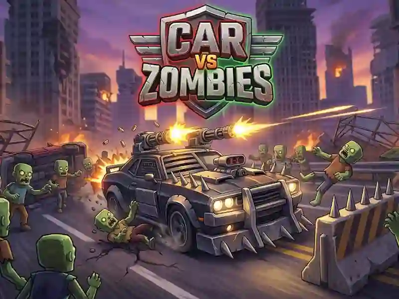 თამაში Car VS Zombies ონლაინ