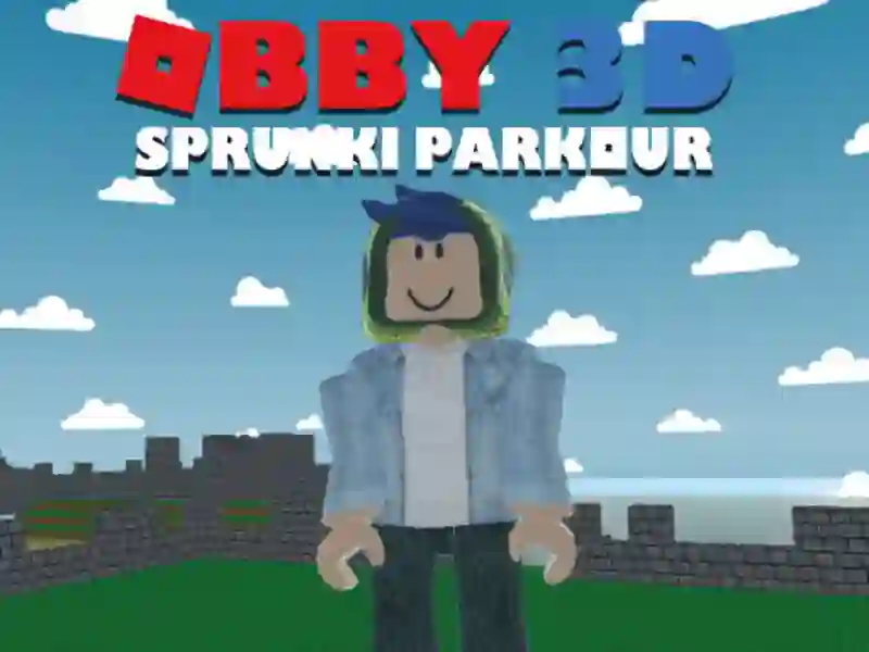 თამაში Obby 3D Sprunki Parkour ონლაინ