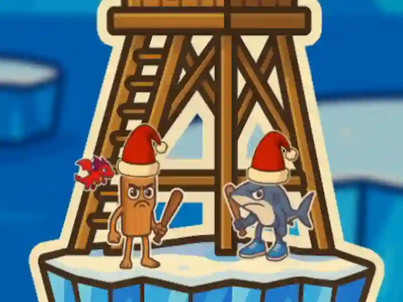 თამაში Tung Tung Sahur Snow Arena ონლაინ