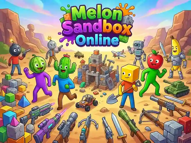 თამაში Melon Sandbox Online ონლაინ