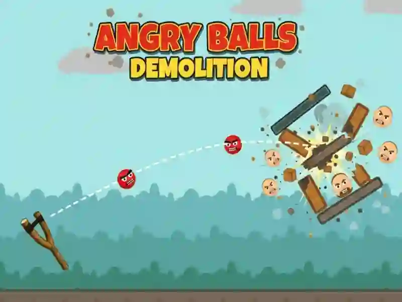 თამაში Angry Balls დანგრევა ონლაინ