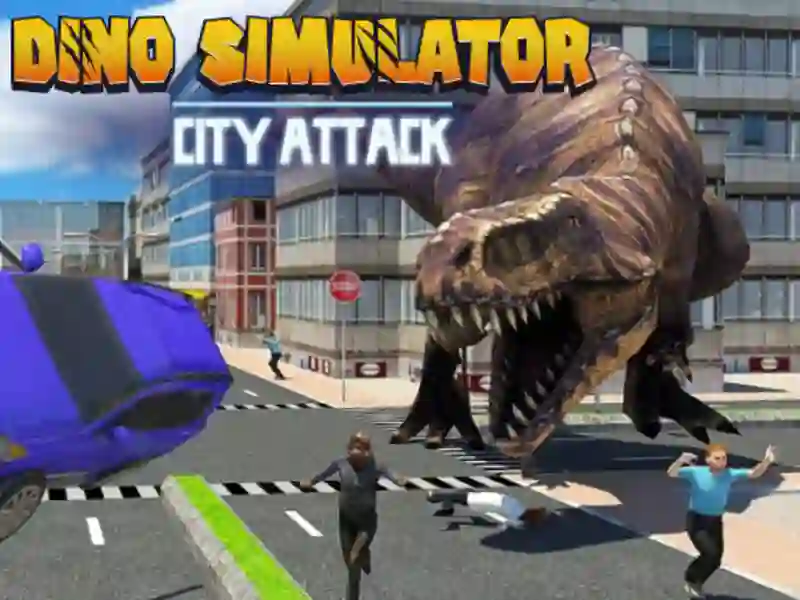 თამაში Dino Simulator City Attack ონლაინ