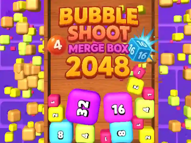 თამაში Bubble Shoot Merge Box 2048 ონლაინ