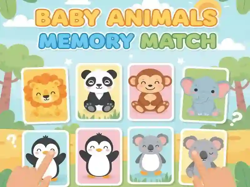 თამაში Baby Animals მეხსიერების მატჩი ონლაინ თამაში Baby Animals მეხსიერების მატჩი ონლაინ