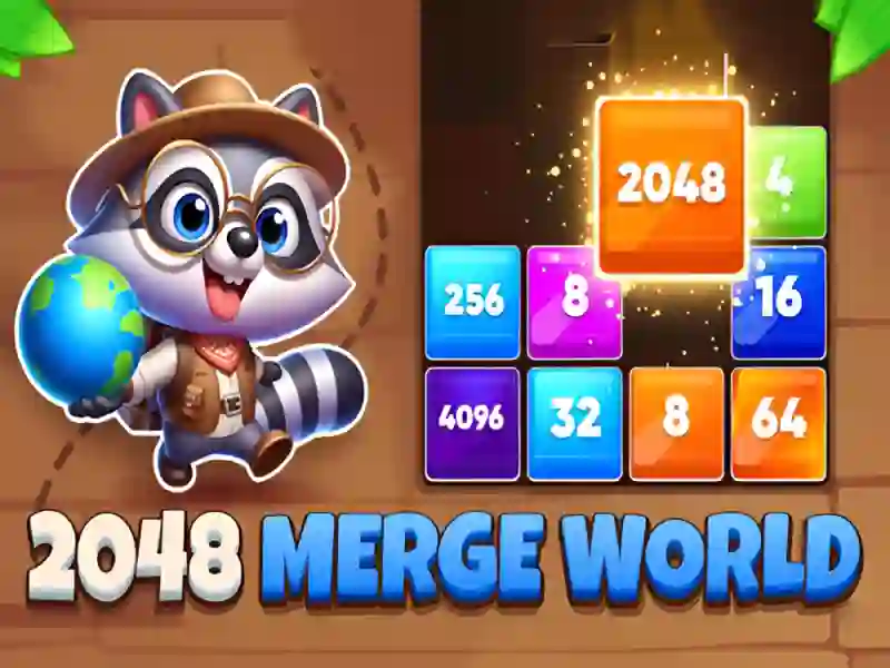 თამაში 2048 Merge World ონლაინ