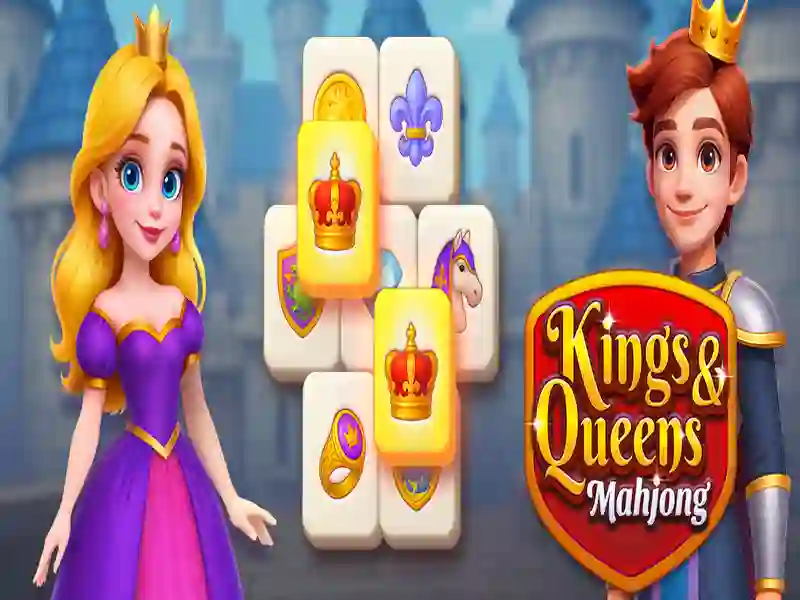 თამაში მეფეები და Queens Mahjong ონლაინ