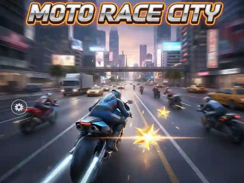 თამაში Moto Race ქალაქი ონლაინ
