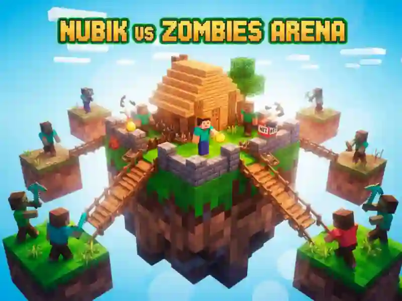 თამაში Nubik Vs Zombies Arena ონლაინ