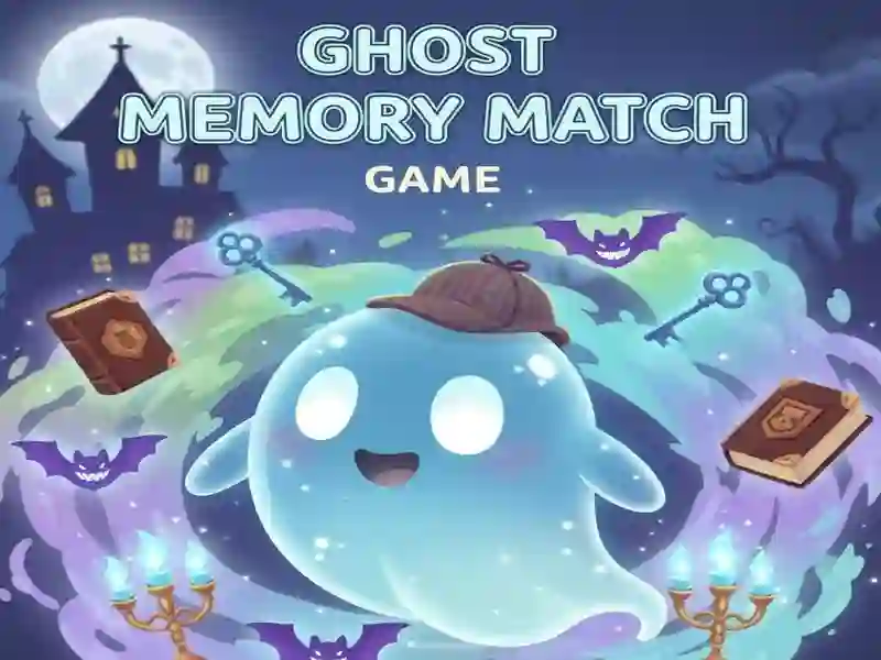 თამაში Ghost Memory Match ონლაინ თამაში Ghost Memory Match ონლაინ