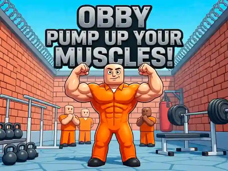 თამაში Obby Pump Up Your Muscles! ონლაინ