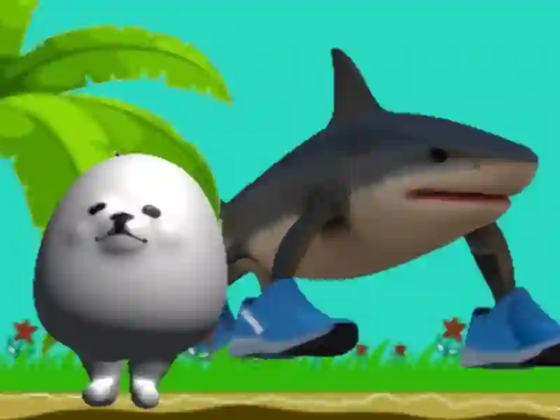 თამაში Eggdog flappy tralalero tralala ონლაინ