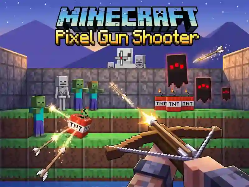თამაში Minecraft Pixel Gun Shooter ონლაინ