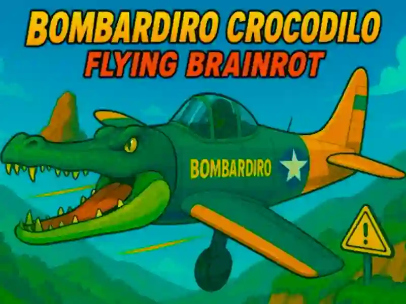 თამაში Bombardiro Crocodilo მფრინავი Brainrot ონლაინ