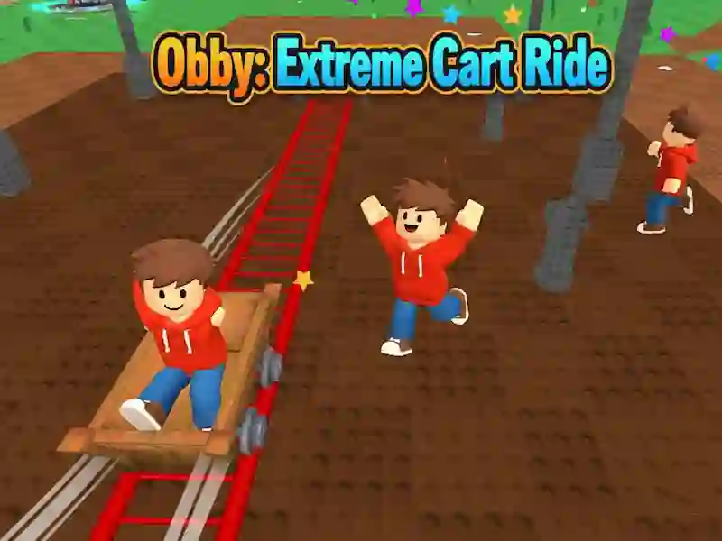 თამაში Obby: Extreme Cart Ride ონლაინ