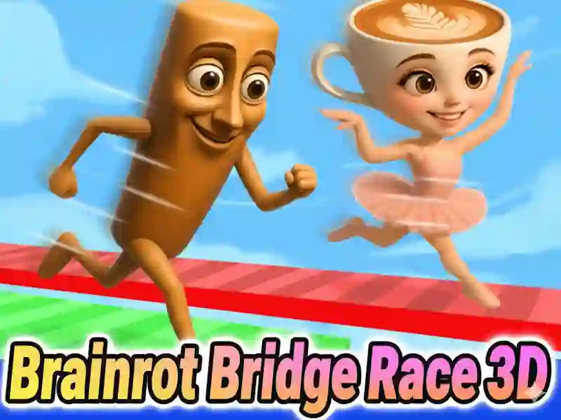 თამაში Brainrot Bridge Race 3D ონლაინ