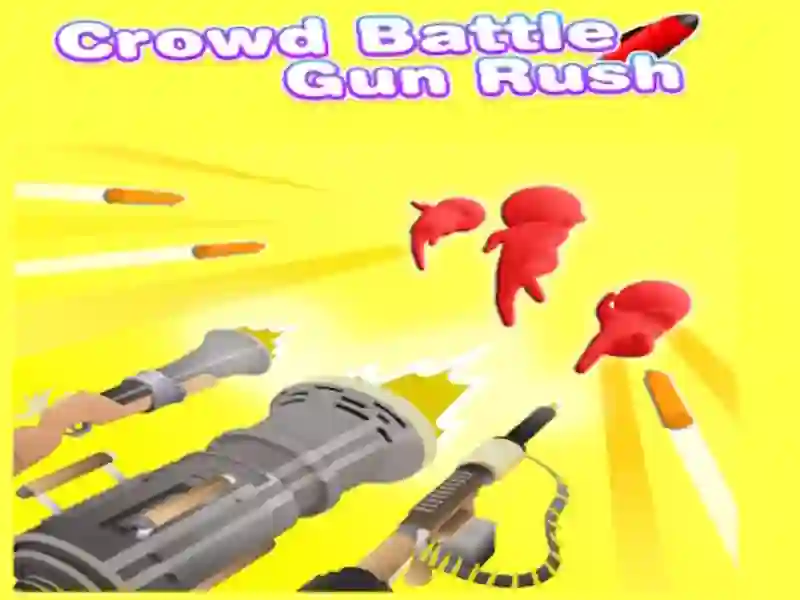 თამაში Crowd Battle Gun Rush ონლაინ