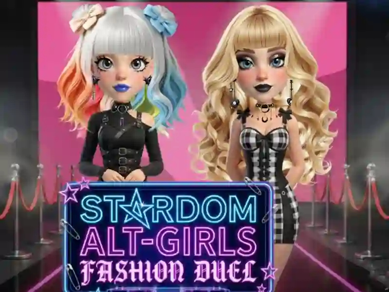 თამაში Stardom Alt Girls Fashion Duel ონლაინ