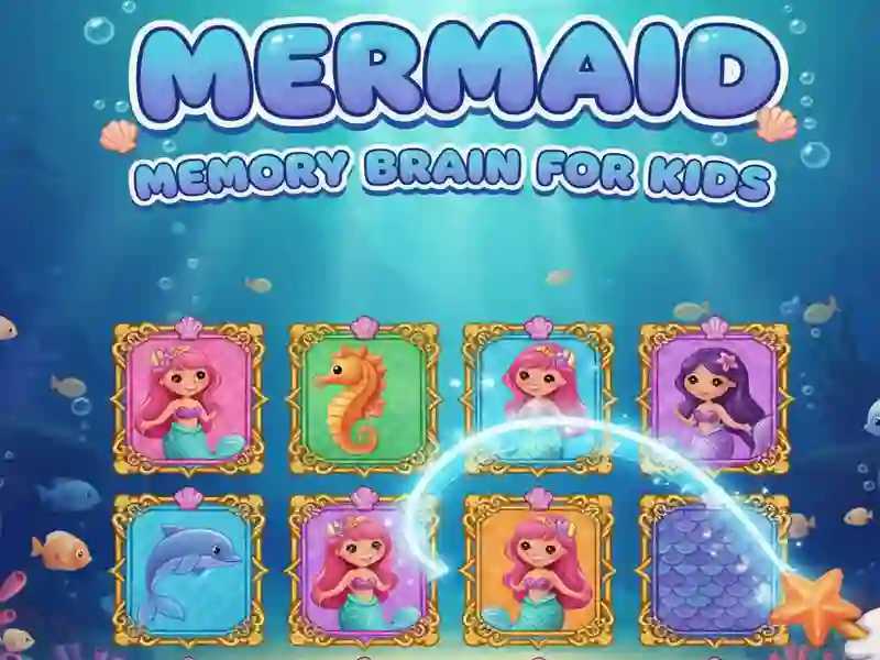 თამაში Mermaid მეხსიერება ტვინი ბავშვებისთვის ონლაინ