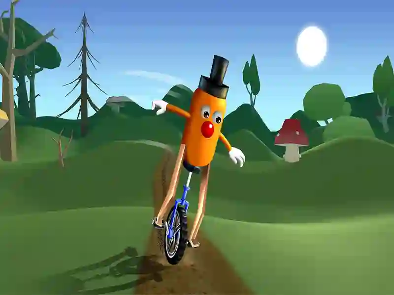 თამაში Unicycle ბალანსი 3D ონლაინ
