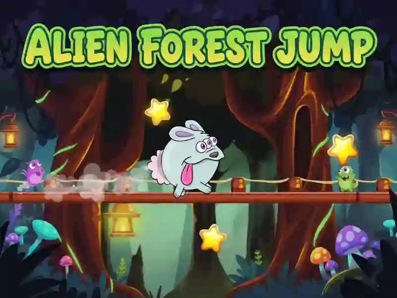 თამაში ონლაინ თამაში Alien Forest Jump ონლაინ