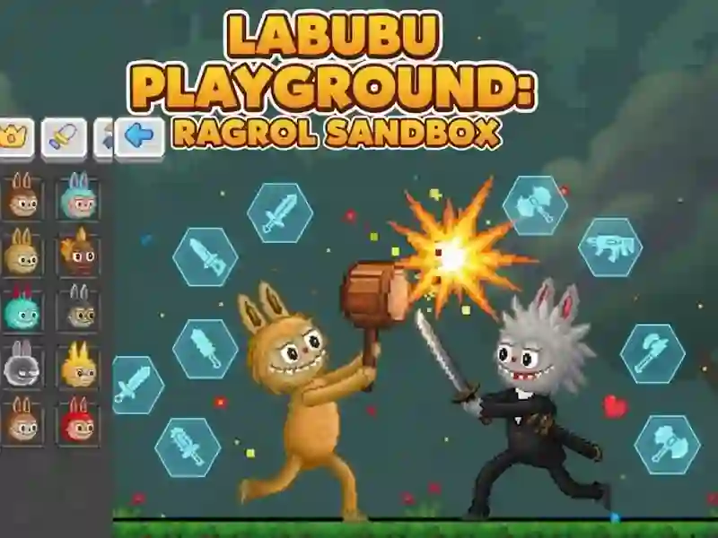 თამაში Labubu Playground: Ragdoll Sandbox ონლაინ