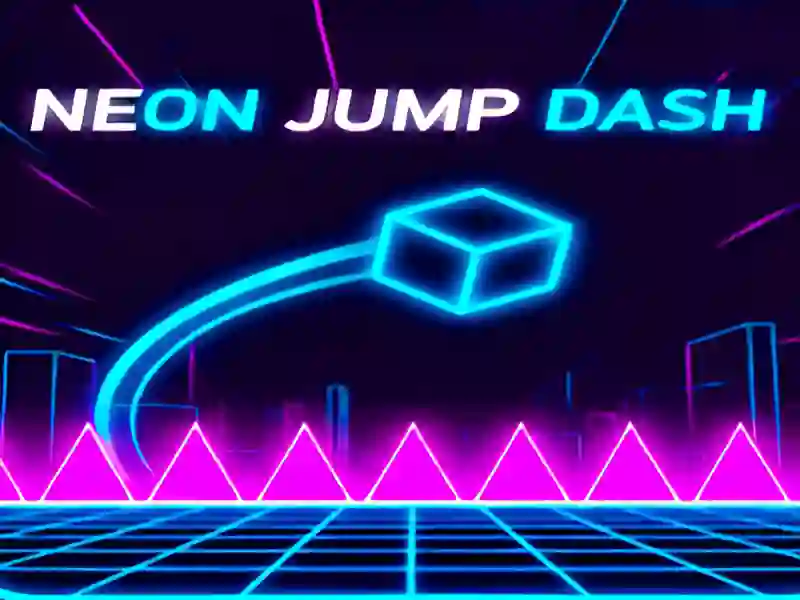 თამაში Neon Jump Dash ონლაინ