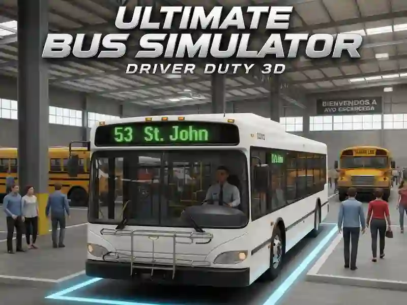 თამაში Ultimate Bus Simulator Driver Duty 3D ონლაინ