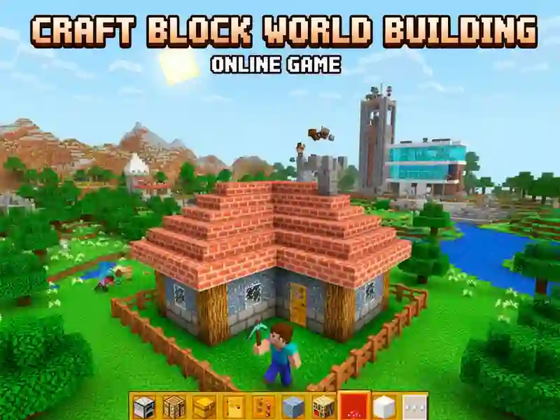 თამაში Craft Block World Building ონლაინ