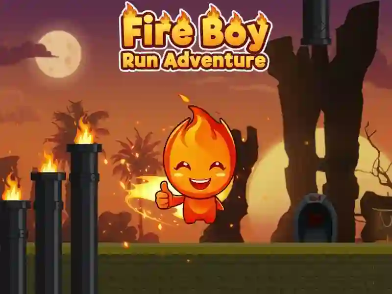 თამაში Fire Boy Run Adventure ონლაინ