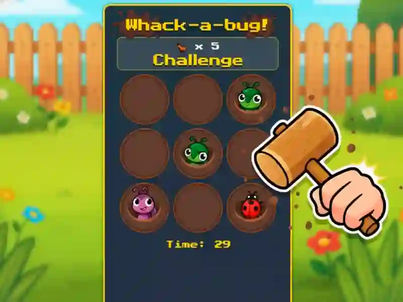 თამაში Whack A Bug გამოწვევა ონლაინ