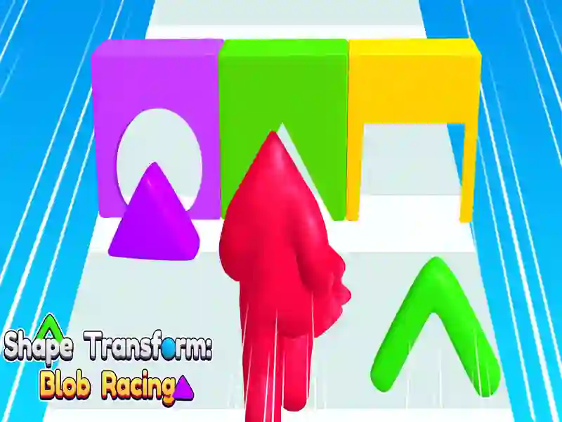 თამაში ფორმის ტრანსფორმაციის Blob Racing ონლაინ