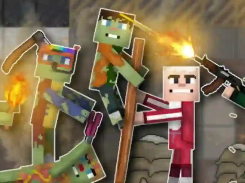 თამაში ხალხი vs zombies: sandbox ონლაინ