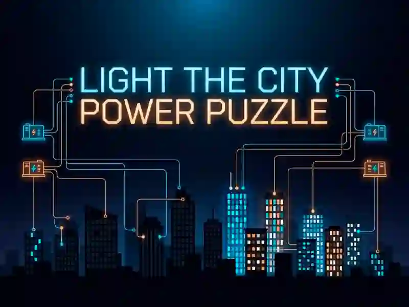 თამაში Light the City Power Puzzle ონლაინ